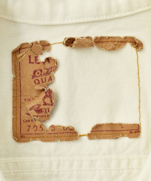 Levi's（リーバイス）の「【ヴィンテージ古着】90's Levi's/リーバイス '70598-0251' カスタム デニムジャケット USA製（デニムジャケット・メンズ・ホワイト・MEDIUM）」の5枚目の写真