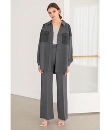 ALEXIA STAM | Contrast Center Crease Pants/コントラストセンタークリースパンツ(その他パンツ)