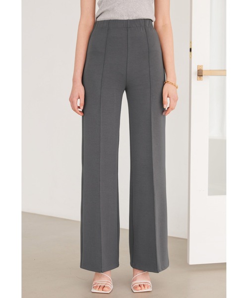 ALEXIA STAM（アリシアスタン）の「Contrast Center Crease Pants/コントラストセンタークリースパンツ（その他パンツ・レディース・チャコールグレー/ベージュ・S/M）」の20枚目の写真