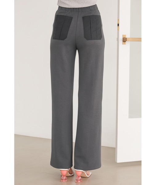 ALEXIA STAM（アリシアスタン）の「Contrast Center Crease Pants/コントラストセンタークリースパンツ（その他パンツ・レディース・チャコールグレー/ベージュ・S/M）」の17枚目の写真