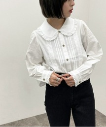 コットンレースフリルブラウス【ZOZOTOWN限定アイテム】