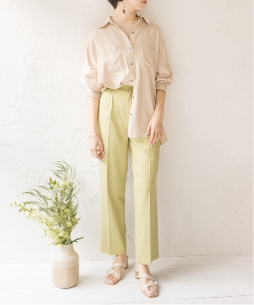 RANDA（ランダ）の「ステッチトリムミュールサンダル（サンダル・レディース・ブラック/ダークブラウン/アイボリー/マスタード・S/M/L/LL）」の17枚目の写真