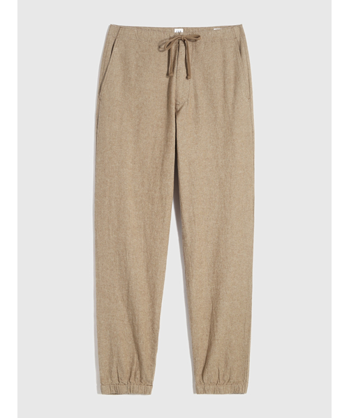 GAP（ギャップ）の「リネンブレンド ペーパーバッグパンツ（その他パンツ・メンズ・ブルー系その他/ネイビー/ベージュ系その他/ベージュ・XXS/XS/XL/L/M/S）」の7枚目の写真