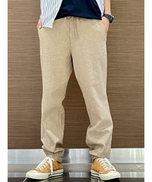 GAP（ギャップ）の「リネンブレンド ペーパーバッグパンツ（その他パンツ・メンズ・ブルー系その他/ネイビー/ベージュ系その他/ベージュ・XXS/XS/XL/L/M/S）」の16枚目の写真