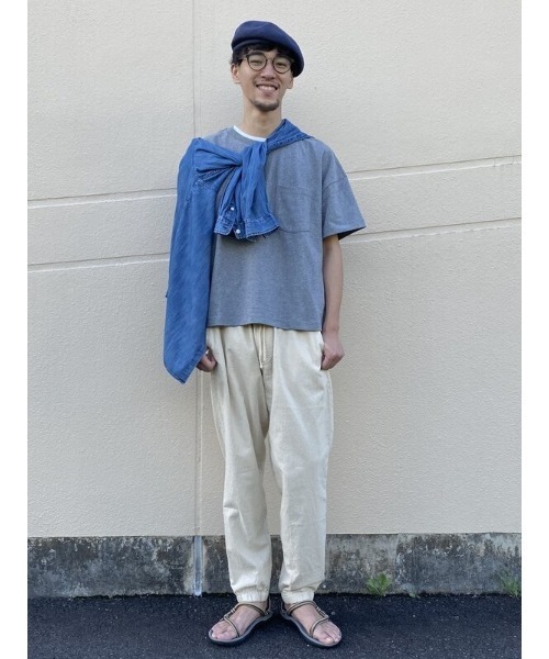 GAP（ギャップ）の「リネンブレンド ペーパーバッグパンツ（その他パンツ・メンズ・ブルー系その他/ネイビー/ベージュ系その他/ベージュ・XXS/XS/XL/L/M/S）」の18枚目の写真