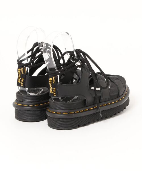 Dr. Martens(ドクターマーチン)の「《Dr.Martens》ZEBRILUS NARTILLA BLACK HYDRO LEATHER(サンダル・レディース・ブラック・UK6/UK4/UK5/UK3)」の2枚目の写真
