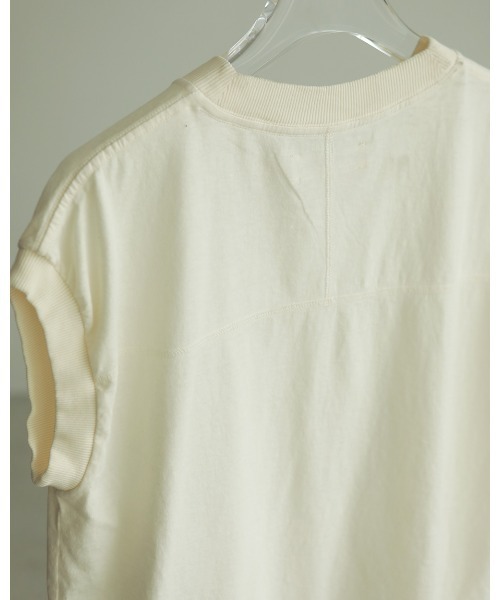 TODAYFUL（トゥデイフル）の「ウォッシュドコットンタンクトップ（タンクトップ・レディース・パープル/クリーム/キナリ・FREE）」の14枚目の写真