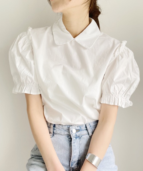 Alite cloth（アリーテクロス）の「襟付きパフスリーブフリル