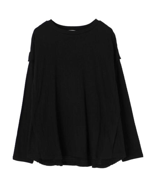 Green　Parks（グリーンパークス）の「ワッシャーカットプルオーバー＊（Tシャツ/カットソー・レディース・ブラック/ライラック/オレンジ/オフホワイト・FREE）」の9枚目の写真