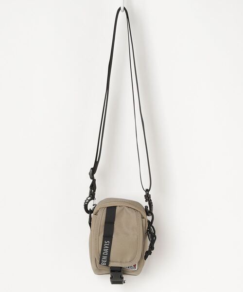 BEN DAVIS（ベンデイビス）の「WEGO/BEN DAVIS GADGET SHOULDER POUCH（ショルダーバッグ・メンズ・ブラック/ベージュ/オリーブ・FREE）」の10枚目の写真