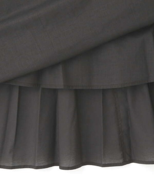 N.（N. Natural Beauty Basic）（エヌエヌナチュラルビューティーベーシック）の「【S Size Line】コットンローンシャツ衿ワンピース（ワンピース・レディース・ブラック/グレー/ブルー・SMALL/MEDIUM）」の21枚目の写真