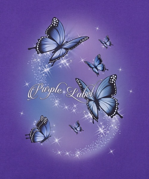 PURPLE LABEL(パープルラベル)の「【PURPLE LABEL 】オーロラバタフライティーシャツ(Tシャツ/カットソー・レディース・ホワイト/スカイブルー/ブラック/パープル・SMALL/MEDIUM)」の18枚目の写真