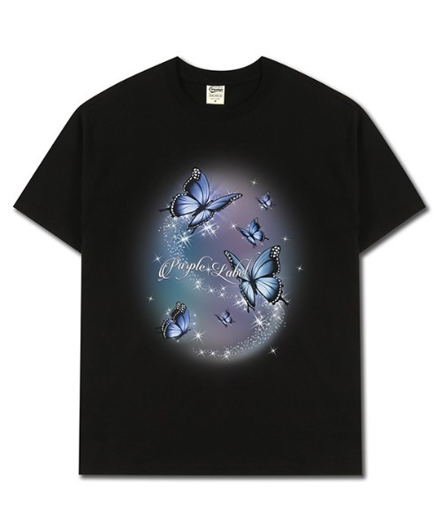 PURPLE LABEL(パープルラベル)の「【PURPLE LABEL 】オーロラバタフライティーシャツ(Tシャツ/カットソー・レディース・ホワイト/スカイブルー/ブラック/パープル・SMALL/MEDIUM)」の12枚目の写真