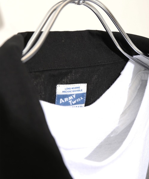 JOURNAL STANDARD relume（ジャーナルスタンダード　レリューム）の「【ARMY TWILL/アーミーツイル】relume別注 3XL 半袖シャツ（シャツ/ブラウス・メンズ・ホワイト/ブラック/カーキ・LARGE/XXX-LARGE）」の19枚目の写真