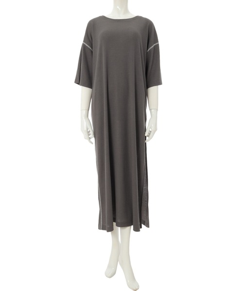 fifth（フィフス）の「バイカラーステッチワッフルワンピース（ワンピース・レディース・ホワイト/グレー/モカ・MEDIUM）」の10枚目の写真