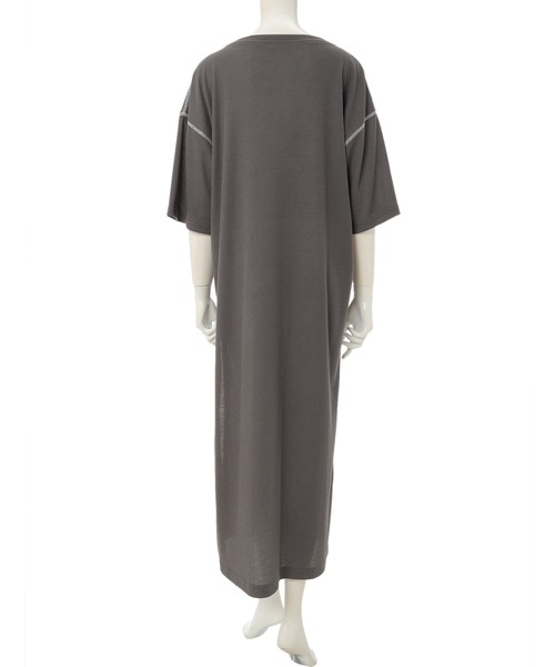 fifth（フィフス）の「バイカラーステッチワッフルワンピース（ワンピース・レディース・ホワイト/グレー/モカ・MEDIUM）」の13枚目の写真