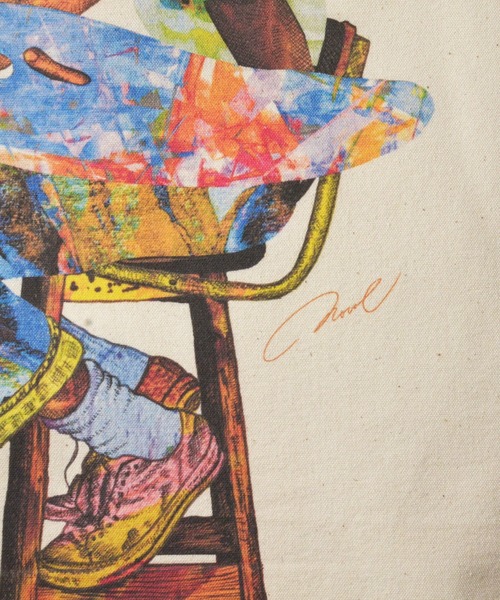 68&brothers(シックスティエイトアンドブラザーズ)の「Tote Bag "Graffiti issue by NOVOL"(トートバッグ・メンズ・ナチュラル・FREE)」の5枚目の写真