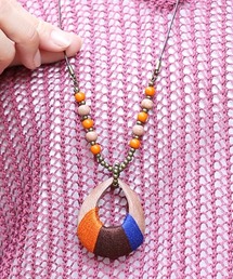 チチカカ | ドロップウッドポイントカラーネックレス(ネックレス)
