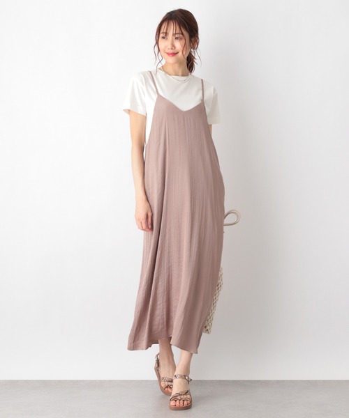 GLOBAL WORK（グローバルワーク）の「リラックス美人スタンダードＴ/948718（Tシャツ/カットソー・レディース・ホワイト/ブラック/ダークブラウン/パープル系その他4・LARGE/MEDIUM）」の5枚目の写真