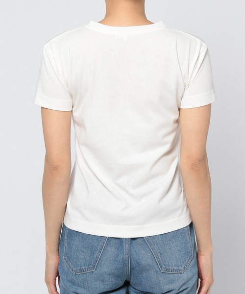 GLOBAL WORK（グローバルワーク）の「リラックス美人スタンダードＴ/948718（Tシャツ/カットソー・レディース・ホワイト/ブラック/ダークブラウン/パープル系その他4・LARGE/MEDIUM）」の11枚目の写真