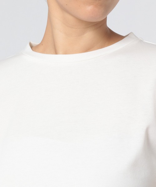 GLOBAL WORK（グローバルワーク）の「リラックス美人スタンダードＴ/948718（Tシャツ/カットソー・レディース・ホワイト/ブラック/ダークブラウン/パープル系その他4・LARGE/MEDIUM）」の12枚目の写真