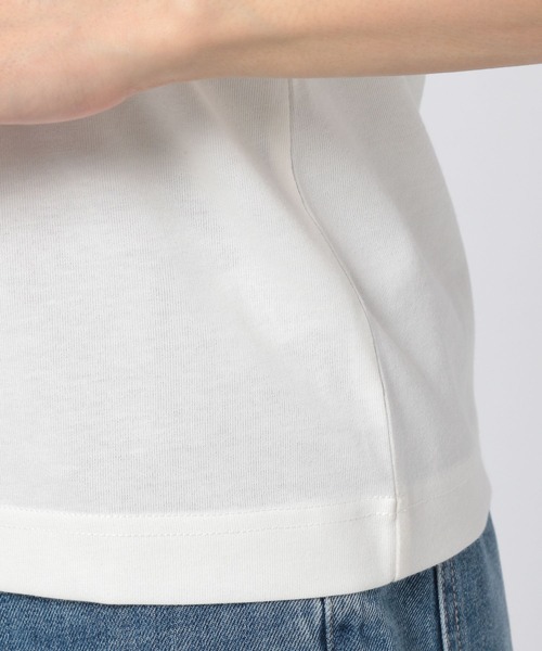 GLOBAL WORK（グローバルワーク）の「リラックス美人スタンダードＴ/948718（Tシャツ/カットソー・レディース・ホワイト/ブラック/ダークブラウン/パープル系その他4・LARGE/MEDIUM）」の14枚目の写真