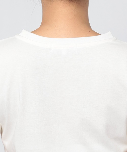 GLOBAL WORK（グローバルワーク）の「リラックス美人スタンダードＴ/948718（Tシャツ/カットソー・レディース・ホワイト/ブラック/ダークブラウン/パープル系その他4・LARGE/MEDIUM）」の15枚目の写真