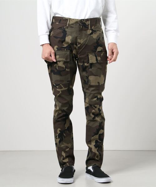 AVIREX（アヴィレックス）の「AVIREX/アヴィレックス/アンチフォーリング 8ポケットパンツ/Antifouling 8PocketPants（その他パンツ・メンズ・ブラウン/カモフラージュ/ブラック/オリーブ・MEDIUM/X-LARGE/LARGE/SMALL）」の4枚目の写真