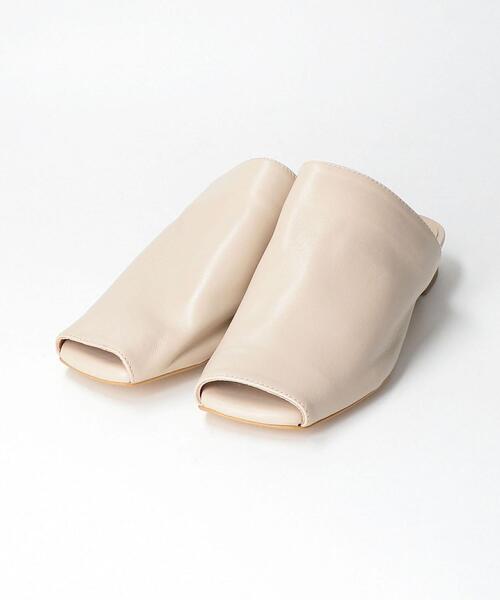 FAEDA（ファエダ）の「＜FAEDA＞レザースライダーサンダル ◆（サンダル・レディース・ナチュラル・37/36/38）」の7枚目の写真