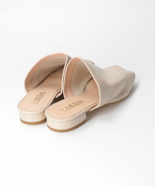 FAEDA（ファエダ）の「＜FAEDA＞レザースライダーサンダル ◆（サンダル・レディース・ナチュラル・37/36/38）」の6枚目の写真