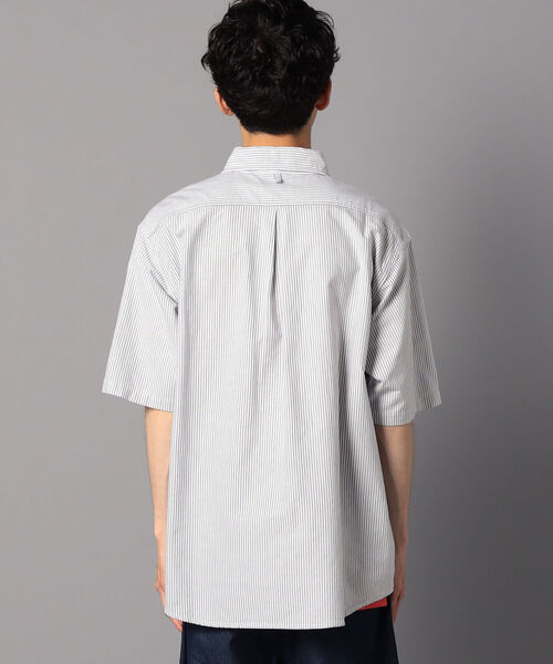 GLOSTER（グロスター）の「【GEVACO/ゲバコ】丸えり プルオーバーシャツ #GV131M02（シャツ/ブラウス・メンズ・ホワイト/ブルー系その他7・40/38/42）」の5枚目の写真