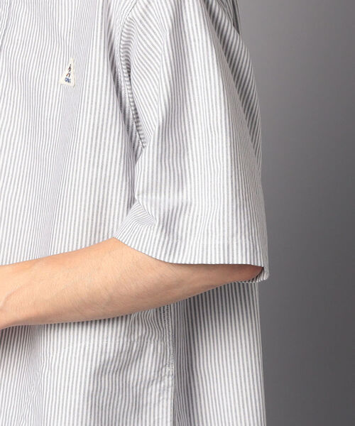 GLOSTER（グロスター）の「【GEVACO/ゲバコ】丸えり プルオーバーシャツ #GV131M02（シャツ/ブラウス・メンズ・ホワイト/ブルー系その他7・40/38/42）」の8枚目の写真