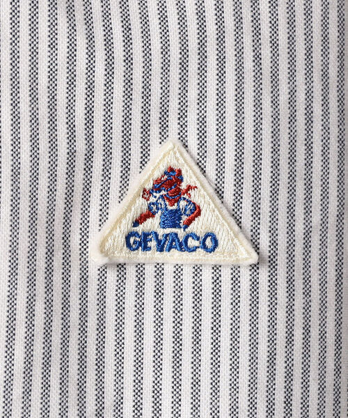 GLOSTER（グロスター）の「【GEVACO/ゲバコ】丸えり プルオーバーシャツ #GV131M02（シャツ/ブラウス・メンズ・ホワイト/ブルー系その他7・40/38/42）」の11枚目の写真