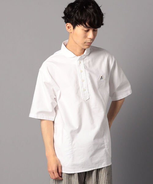 GLOSTER（グロスター）の「【GEVACO/ゲバコ】丸えり プルオーバーシャツ #GV131M02（シャツ/ブラウス・メンズ・ホワイト/ブルー系その他7・40/38/42）」の15枚目の写真