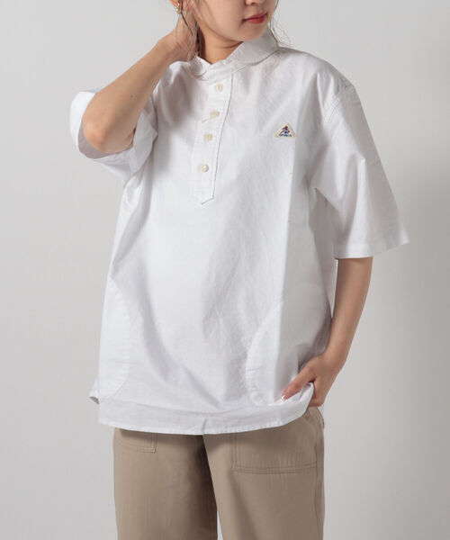 GLOSTER（グロスター）の「【GEVACO/ゲバコ】丸えり プルオーバーシャツ #GV131M02（シャツ/ブラウス・メンズ・ホワイト/ブルー系その他7・40/38/42）」の17枚目の写真