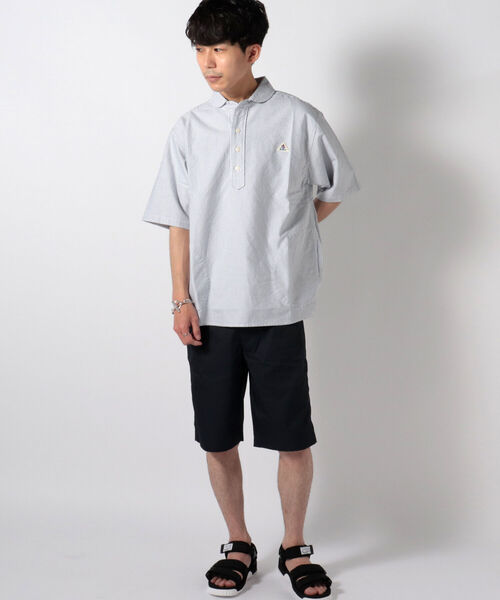 GLOSTER（グロスター）の「【GEVACO/ゲバコ】丸えり プルオーバーシャツ #GV131M02（シャツ/ブラウス・メンズ・ホワイト/ブルー系その他7・40/38/42）」の20枚目の写真