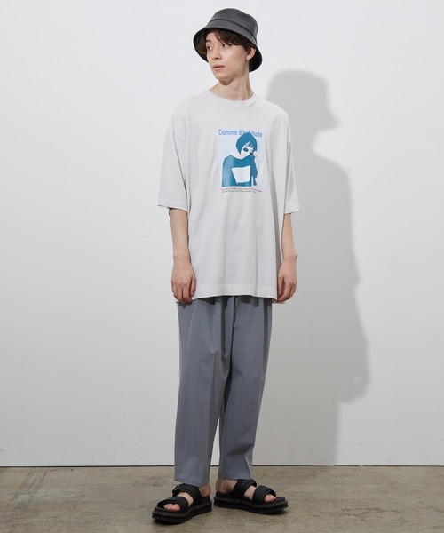 JUNRED（ジュンレッド）の「レトロプリントTEE（Tシャツ/カットソー・メンズ・ホワイト/ブラック/ライトグリーン・S/M/L）」の12枚目の写真