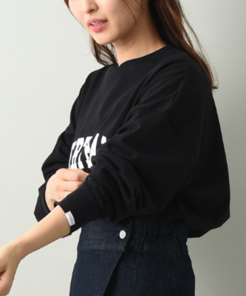 SUPERTHANKS(スーパーサンクス)の「【SUPERTHANKS】COLLEGE LOGO LONG SLEEVE BID T-SHIRT(Tシャツ/カットソー・レディース・モカ/ブラック・FREE)」の15枚目の写真