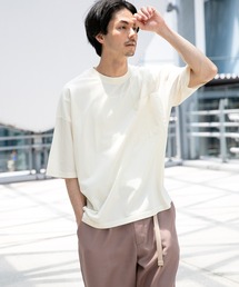 niko and... | 布帛ドッキングカラーＴシャツ(Tシャツ/カットソー)