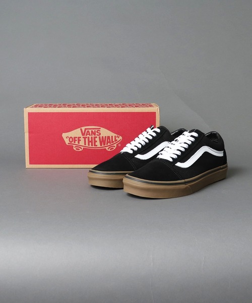 VANS（バンズ）の「【 VANS / ヴァンズ 】 OLD SKOOL GUM SOLE / オールドスクール ガムソール（スニーカー・メンズ・ブラック・6/8/10/9/7/7h/8h/9h/6h/5h）」の2枚目の写真