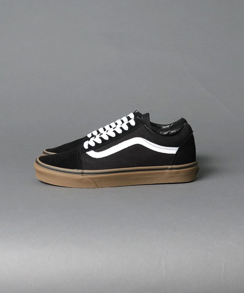 VANS（バンズ）の「【 VANS / ヴァンズ 】 OLD SKOOL GUM SOLE / オールドスクール ガムソール（スニーカー・メンズ・ブラック・6/8/10/9/7/7h/8h/9h/6h/5h）」の4枚目の写真