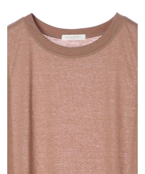 Green　Parks（グリーンパークス）の「麻ブレンドノースリーブカットワンピース＊（ワンピース・レディース・オフホワイト/キャメル/チャコールグレー・FREE）」の15枚目の写真