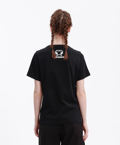 HIPANDA(ハイパンダ)の「HIPANDA ハイパンダ レディース F××K風ドクロモチーフ スパンコール刺繍 半袖Tシャツ(Tシャツ/カットソー・レディース・ホワイト/ブラック・X-LARGE/MEDIUM/LARGE/SMALL)」の7枚目の写真