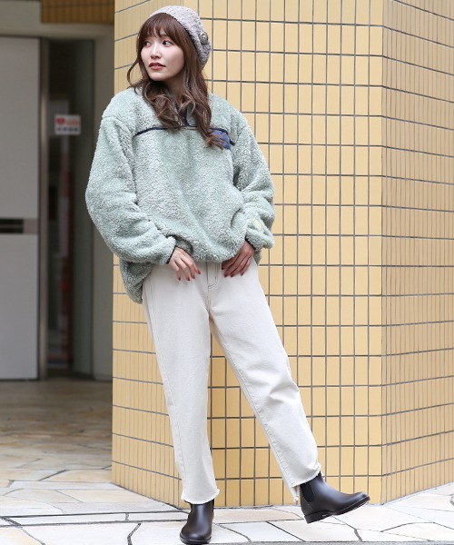 チチカカ（チチカカ）の「ブークレニットベレー（ハンチング/ベレー帽・レディース・ベージュ/パープル/ブラック・FREE）」の16枚目の写真