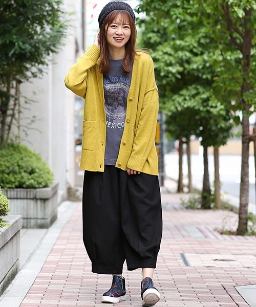 チチカカ（チチカカ）の「ブークレニットベレー（ハンチング/ベレー帽・レディース・ベージュ/パープル/ブラック・FREE）」の4枚目の写真