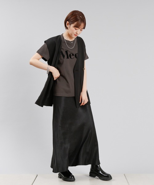 DouDou(ドゥドゥ)の「ノーカラーベスト(ベスト・レディース・ブラック/ベージュ/イエロー・FREE)」の17枚目の写真