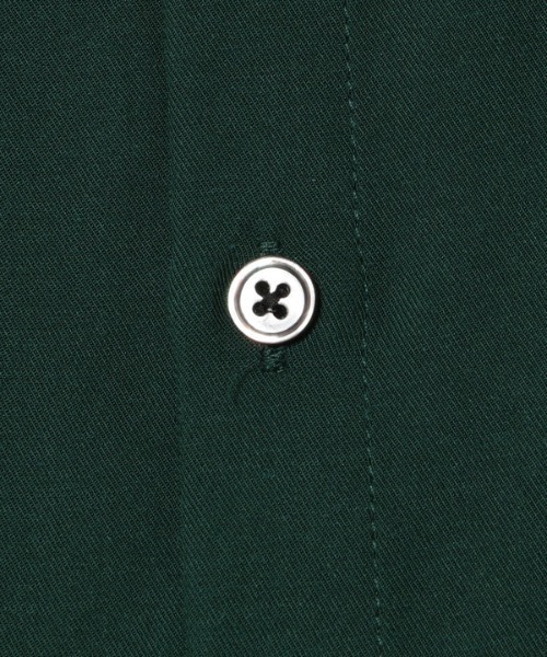 qwerty（クワーティ）の「QWERTY (クワーティ)Solid Shirts/ソリッドシャツ（シャツ/ブラウス・メンズ・ダークグリーン/ブラック・FREE）」の10枚目の写真