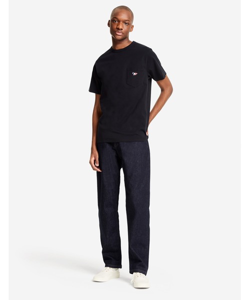Maison Kitsune（メゾンキツネ）の「TEE-SHIRT TRICOLOR FOX PATCH（Tシャツ/カットソー・メンズ・ホワイト/ブラック/ネイビー系/ブラック系その他・M/L/S/XL/XS）」の11枚目の写真