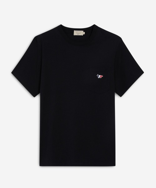 Maison Kitsune（メゾンキツネ）の「TEE-SHIRT TRICOLOR FOX PATCH（Tシャツ/カットソー・メンズ・ホワイト/ブラック/ネイビー系/ブラック系その他・M/L/S/XL/XS）」の12枚目の写真