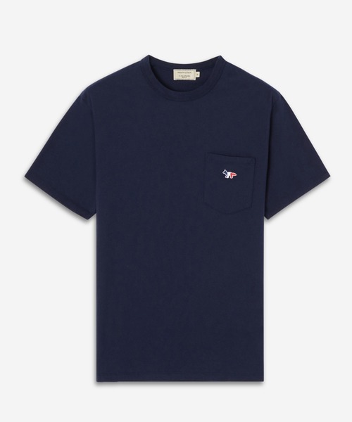 Maison Kitsune（メゾンキツネ）の「TEE-SHIRT TRICOLOR FOX PATCH（Tシャツ/カットソー・メンズ・ホワイト/ブラック/ネイビー系/ブラック系その他・M/L/S/XL/XS）」の16枚目の写真
